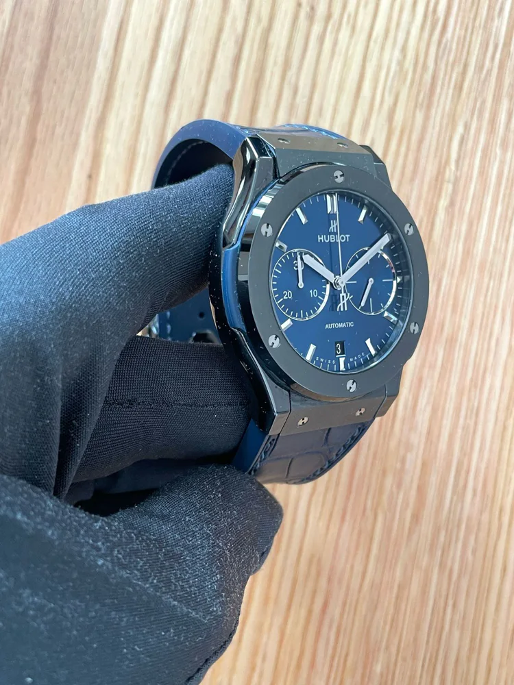 Blue Chronograph 521.CH.7170.LR Box & Papers